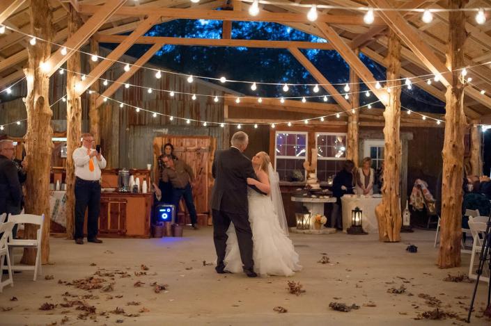 Have a beautiful wedding reception in our outdoor barn! 